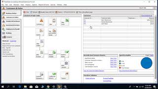 Cash Sales In Peachtree Accounting Software [upl. by Magdau]