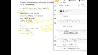 Python 05  Input Output IO Using input and print Function  Python Bangla Tutorial [upl. by Weyermann]