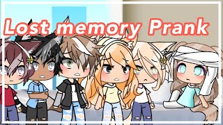 Lost Memory Prank  Prank on Friends  Gacha Life Pranks [upl. by Aiyotal]