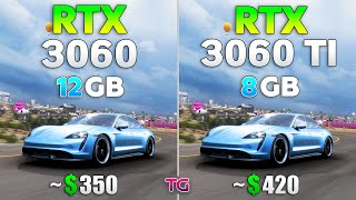 RTX 3060 vs RTX 3060 Ti  Test in 10 Games 2023 [upl. by Ennahtur]