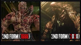 EVERY NEMESIS TRANSFORMATIONBOSS BATTLE 19992020 in Resident Evil and How it Ends  RE3 REMAKE [upl. by Gilligan150]