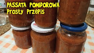 PASSATA pomidorowa na zimę PROSTY PRZEPIS i szybki w dodatku [upl. by Nalla]