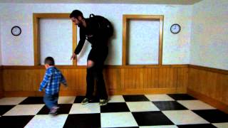 Ames Room Illusion [upl. by Litnahs]