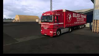 Euro Truck Simulator 2  BLED TRANS  DAF XF105  TimisoaraRO to WienA [upl. by Lithea]