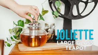 GROSCHE  Joliette Large Glass Teapot with Infuser [upl. by Chapel]