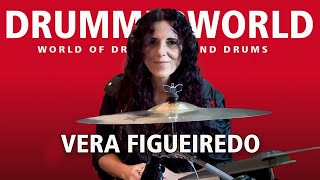 Vera Figueiredo Drum Solo Santa Morena  verafigueiredo drumsolo drummerworld latin [upl. by Peadar]