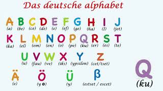 Das deutsche Alphabet [upl. by Ain662]