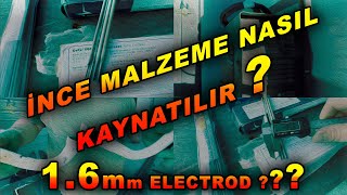 İNCE MALZEME NASIL KAYNATILIR  HOW TO WELD FINE MATERIAL [upl. by Betz]