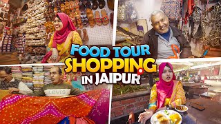 Jaipur Food and Shopping Tour Things you should not Miss 🇮🇳 [upl. by Eeneg]