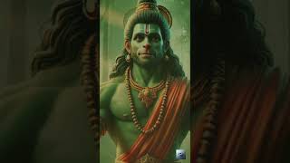 The true warrior is one who bows before the divine 🕉️💪 HanumanJi SpiritualPower FaithAndDevotion [upl. by Vernon]