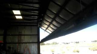 bi fold  aircraft hanger 7 overhead doors [upl. by Malorie]