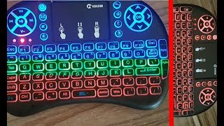 The Best Mini Wireless Keyboard Backlight Original VONTAR Backlight I8Pro in AliExpress [upl. by Tacita]