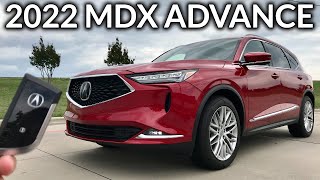 2022 Acura MDX Advance Review  An Enjoyable 3Row SUV [upl. by Hahn]