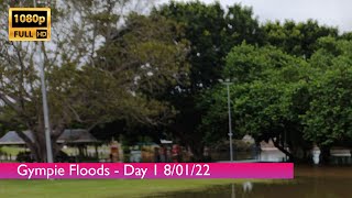 1080P FHD Gympie Floods  Day 1  08012022  Queensland  Australia [upl. by Lehcsreh]