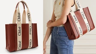 Chloe woody bag leather tote [upl. by Mccallum]