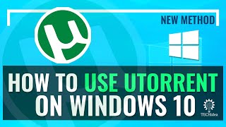 How to Use uTorrent on Windows 10 2024 New Method [upl. by Ahsienom591]