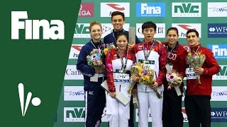 China wins Mixed 3m Synchro Springboard in Windsor [upl. by Levinson]