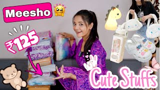 Meesho CUTE Finds 😚🥰 Part 1 🥳 Starting at ₹125 only🥵😱 meesho meeshohaul cute cutefinds [upl. by Ellener]