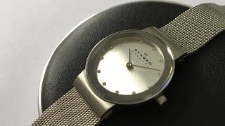 TUTORIAL Skagen watch FREJA 358SSSD Quick Battery Change [upl. by Hametaf]