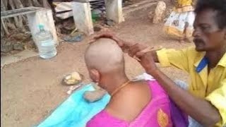 headshave 2024 new women temple [upl. by Vincenta]