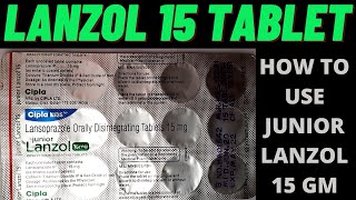 lanzol 15 MG Tablet use in Hindi how to use junior lanzol 15 MG Tablet side and effects [upl. by Amehr]