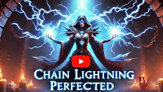 Chain lightning pefected semi imortal big damage build explanation [upl. by Greenman143]