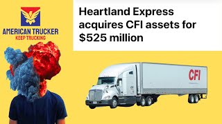 Heartland Express Buys CFI from the Canadian Company TFI trucking [upl. by Iseabal]