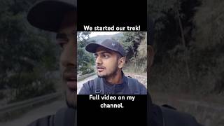 We started our trek travel vlog mountains langtang nepal [upl. by Suiravaj]