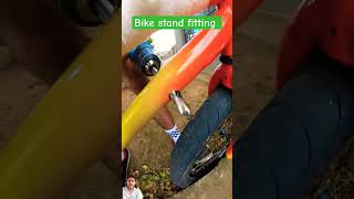 Bike stand fitting bmx automobile bicycle satisfying jugad [upl. by Corsetti]