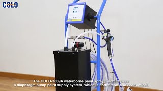 COLO3009A Electrostatic Painting Equipment  Liquid Spray Gun [upl. by Nnep828]