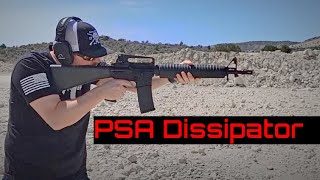 PSA Dissipator  Rifle Length Sights Mid Length Performance [upl. by Lechner39]