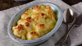 Coliflor gratinada con bechamel y queso [upl. by Adranoel]