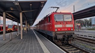 DB Regio Nordost  Mitfahrt im RE5 von Stralsund Hbf bis Neubrandenburg im Dosto97 [upl. by Ynez]