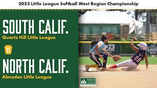 2023 Little League Softball West Region Championship Southern California vs Northern California [upl. by Eiramyma550]