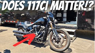 Does 117ci Make a Difference on the 2023 Harley Low Rider S [upl. by Llimaj]