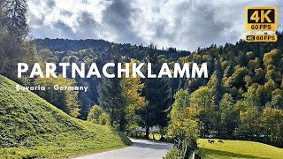 Partnachklamm GarmischPartenkirchen Bavaria Germany 4K Walking Tour [upl. by Anitsirhc]