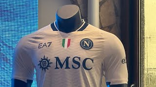 SSC Napoli ecco NUOVA MAGLIA 2024 ⚽💙 Edizione limitata esordio in NapoliAtalanta [upl. by Hrutkay]