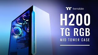 H200 Thermaltake H200 TG RGB  Stylish Design Attractive Price [upl. by Ralleigh]