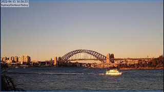 Lovely day after super moon on our harbour Paradise This is Sydney Harbour Australia LIVE Cam [upl. by Aytak271]