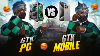 GTK111 Mobile📱 Vs GTK111 Pc💻  Clash Of Jods 😈🌎 Garena Free Fire [upl. by Yerrok]