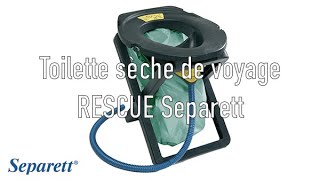 Toilette sèche de voyage RESCUE Separett par Maisonecolo [upl. by Aneryc]