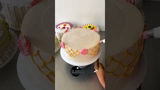 tutorial para decorar torta [upl. by Akilegna]