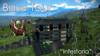 Secret Base on Infested Planet  No Mans Sky Base Tour 24 [upl. by Marc36]