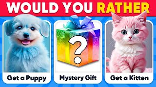 Would You Rather MYSTERY Gift Edition 🎁❓ Daily Quiz [upl. by Eanod3]