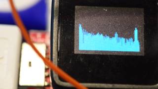 MicroView Arduino Frequenzanalyse [upl. by Einnep]