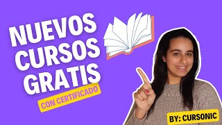 Los mejores CURSOS ONLINE GRATUITOS con CERTIFICADO 2023 ✅ [upl. by Danyelle72]