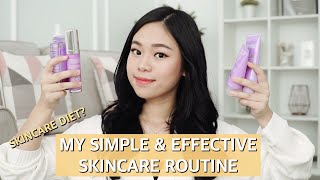 MY SKINCARE ROUTINE FOR BRIGHTER SKIN  SIMPLE BUT EFFECTIVE [upl. by Gile57]