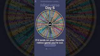 If it lands on your favorite roblox game youre out Day 6 mineverse roblox shorts [upl. by Elfrida736]