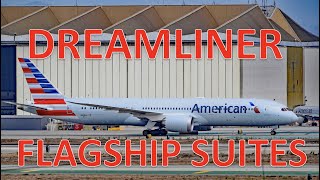 DREAMLINER FLAGSHIP SUITES American Airlines 7879 DFWLAX [upl. by Acihsay]