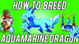 BEST How to breed Aquamarine Dragon 100 DragonVale [upl. by Aizirtap]